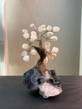 Gemstone Crystal Tree Sculpture